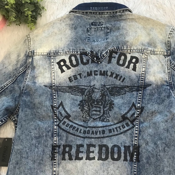 NWT Buffalo David Binton Joe Jean Jacket - Picture 5 of 7